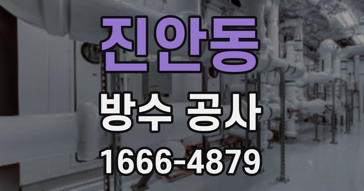 진안동 방수 공사