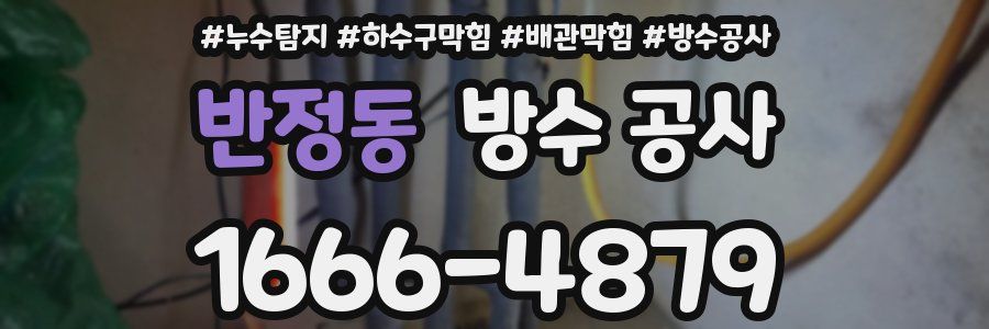 반정동 방수 공사