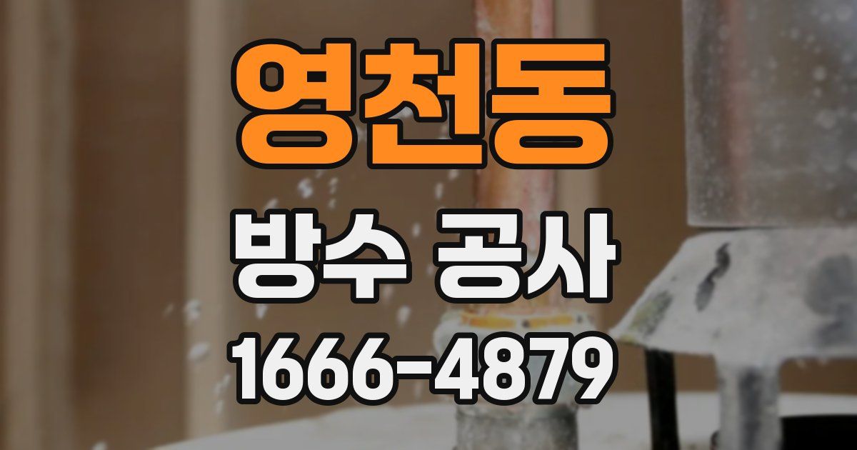 영천동 방수 공사