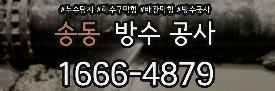 송동 방수 공사
