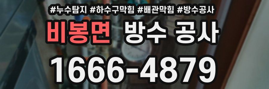 비봉면 방수 공사