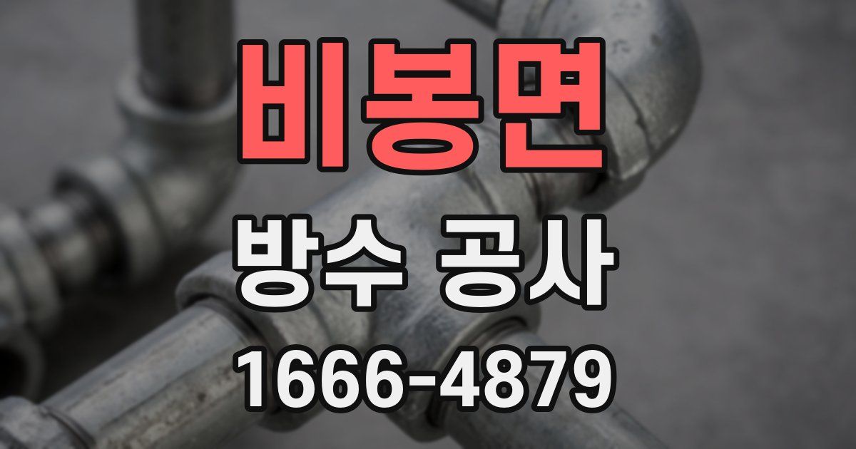 비봉면 방수 공사