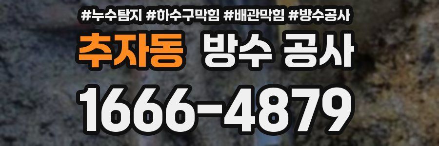 추자동 방수 공사