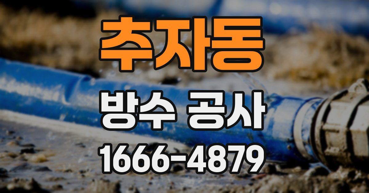추자동 방수 공사