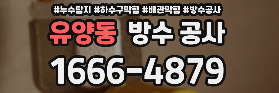 유양동 방수 공사