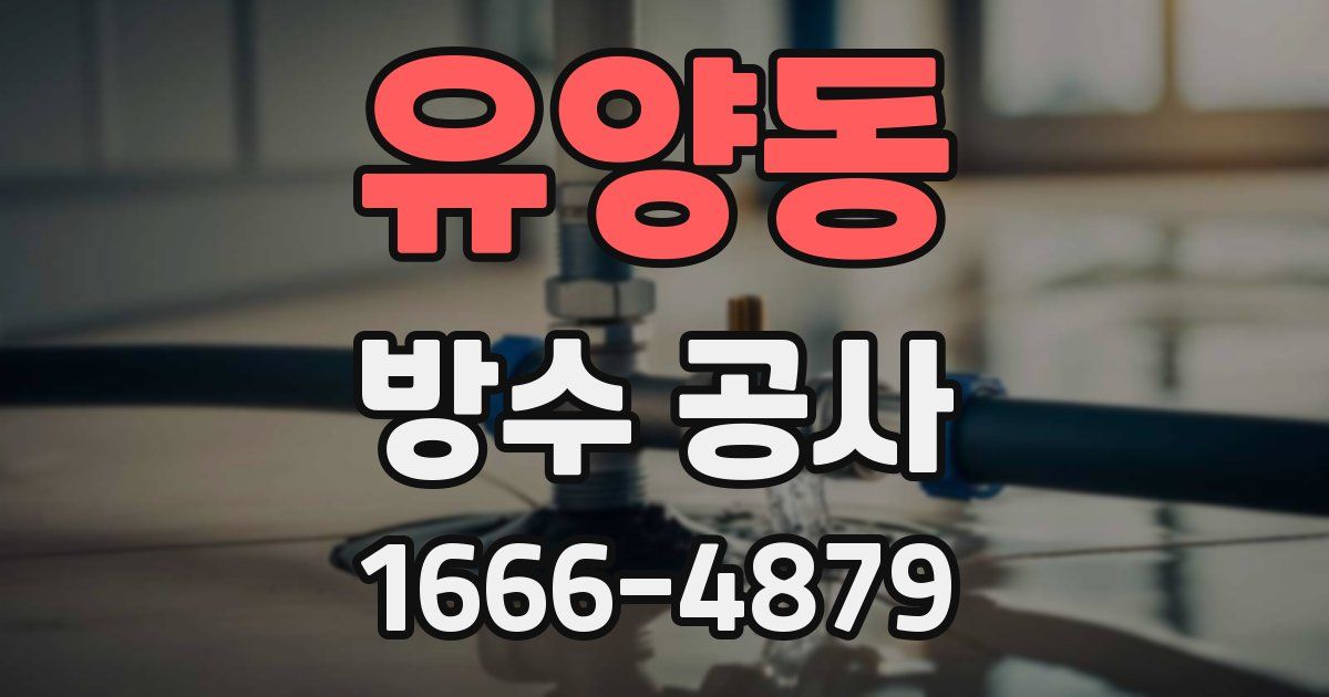 유양동 방수 공사