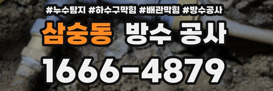 삼숭동 방수 공사