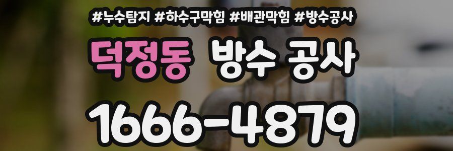 덕정동 방수 공사