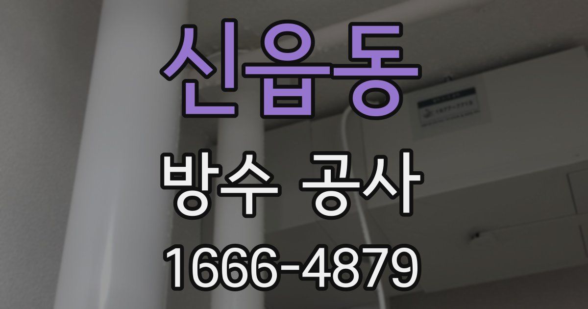 신읍동 방수 공사
