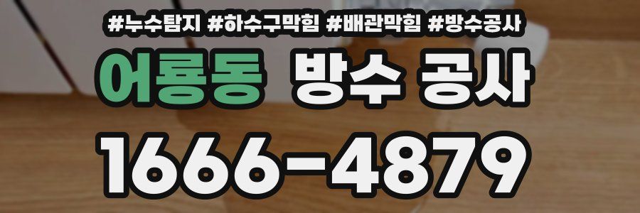어룡동 방수 공사