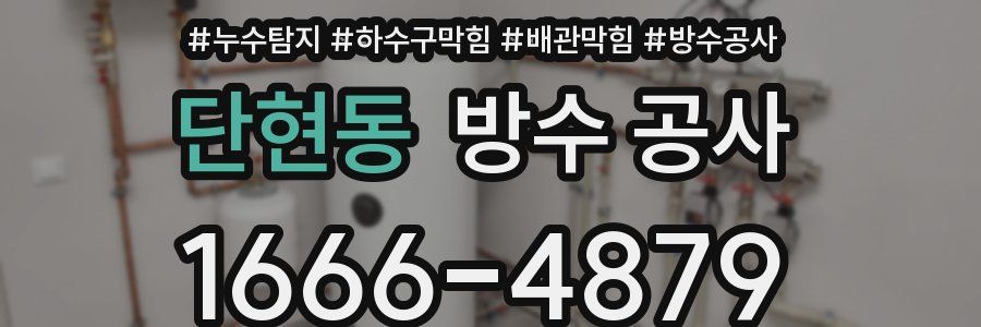 단현동 방수 공사