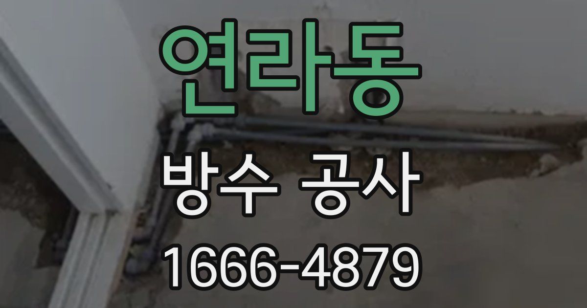 연라동 방수 공사