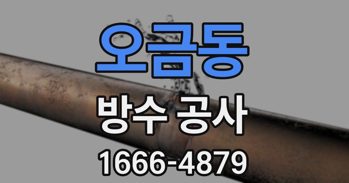 오금동 방수 공사