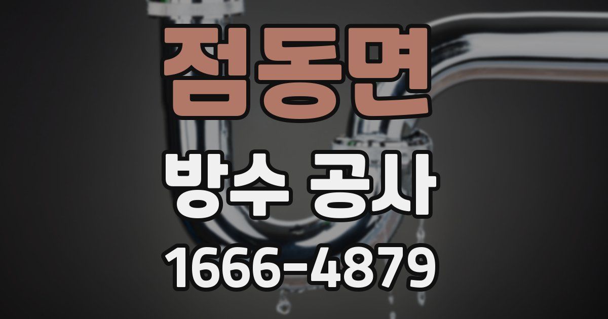 점동면 방수 공사