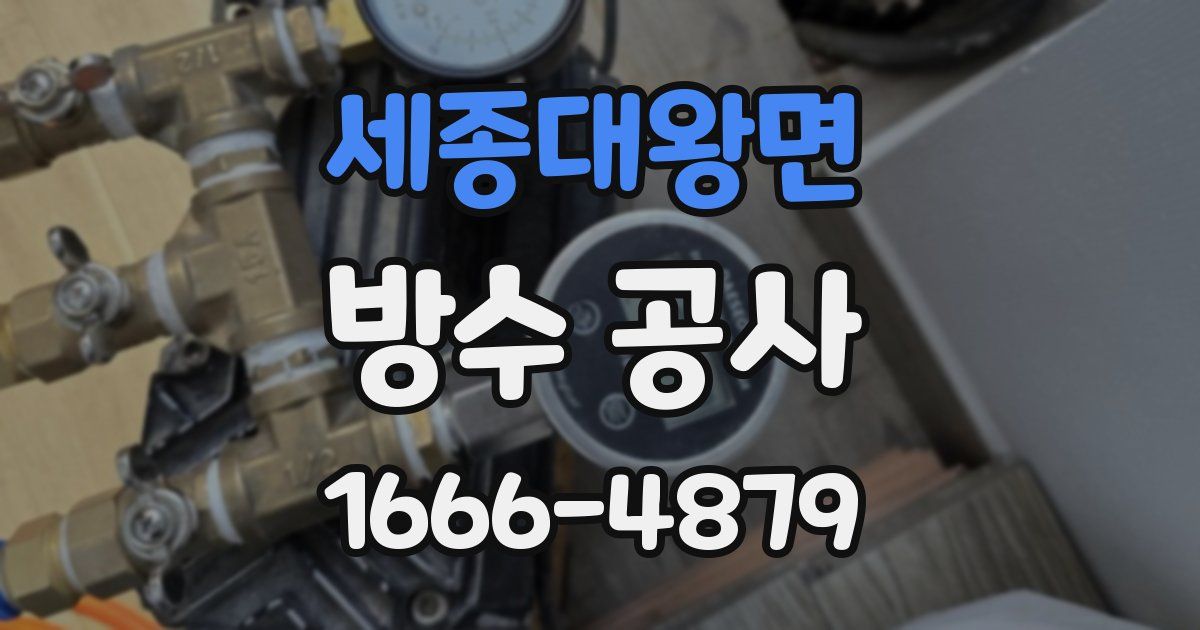 세종대왕면 방수 공사