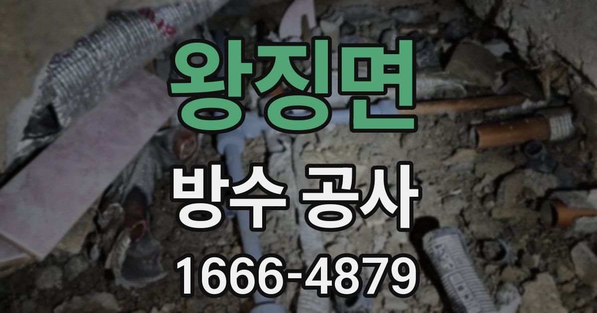 왕징면 방수 공사