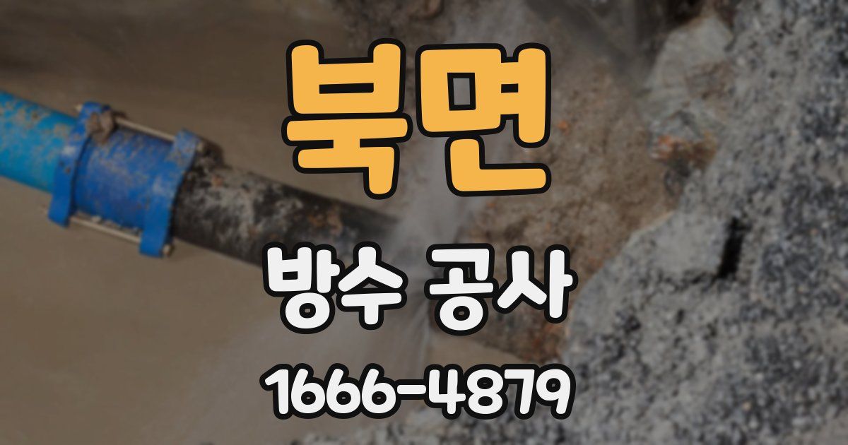 북면 방수 공사