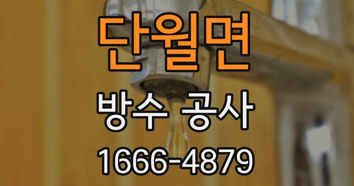 단월면 방수 공사