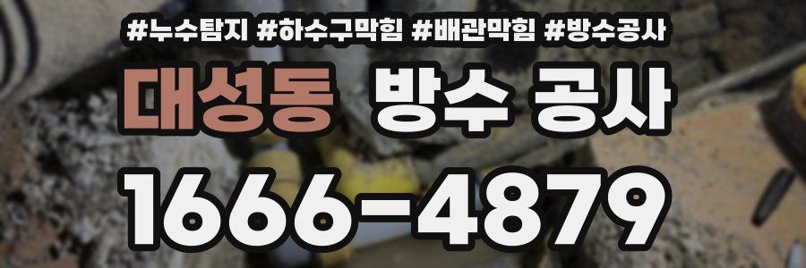 대성동 방수 공사