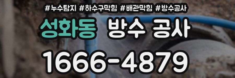 성화동 방수 공사