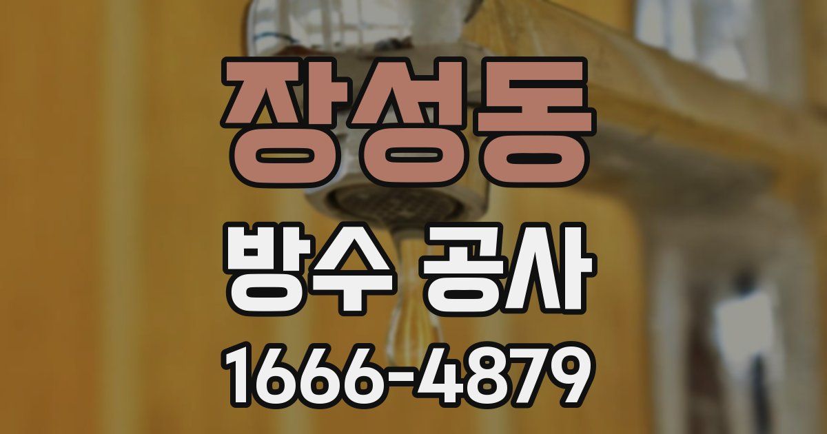 장성동 방수 공사