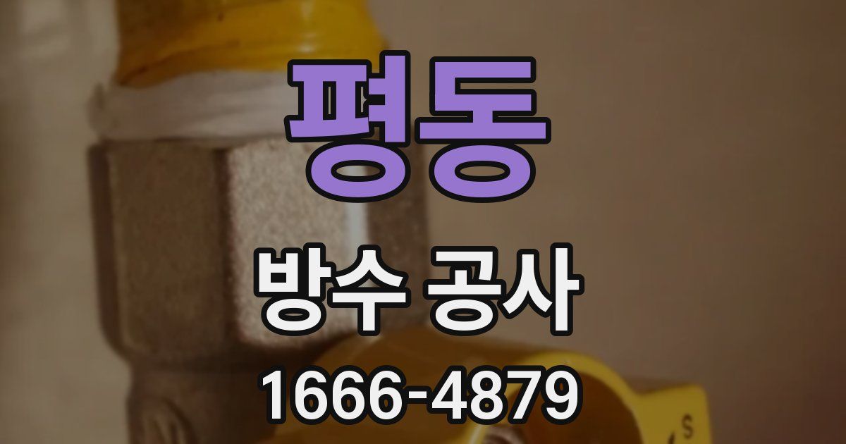 평동 방수 공사