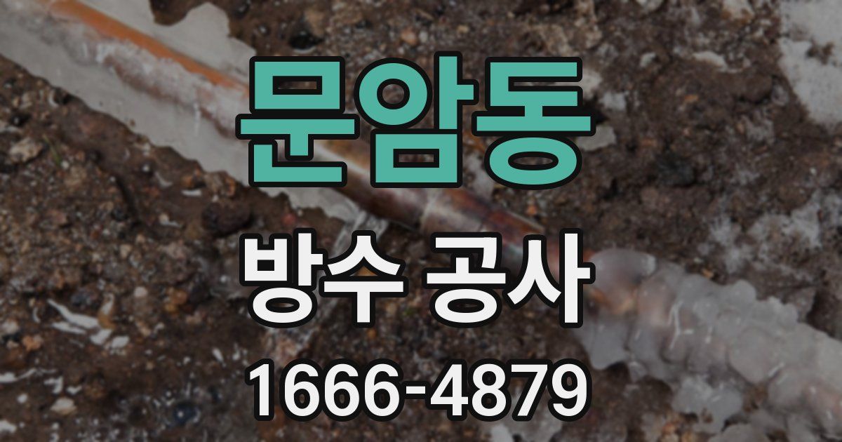 문암동 방수 공사