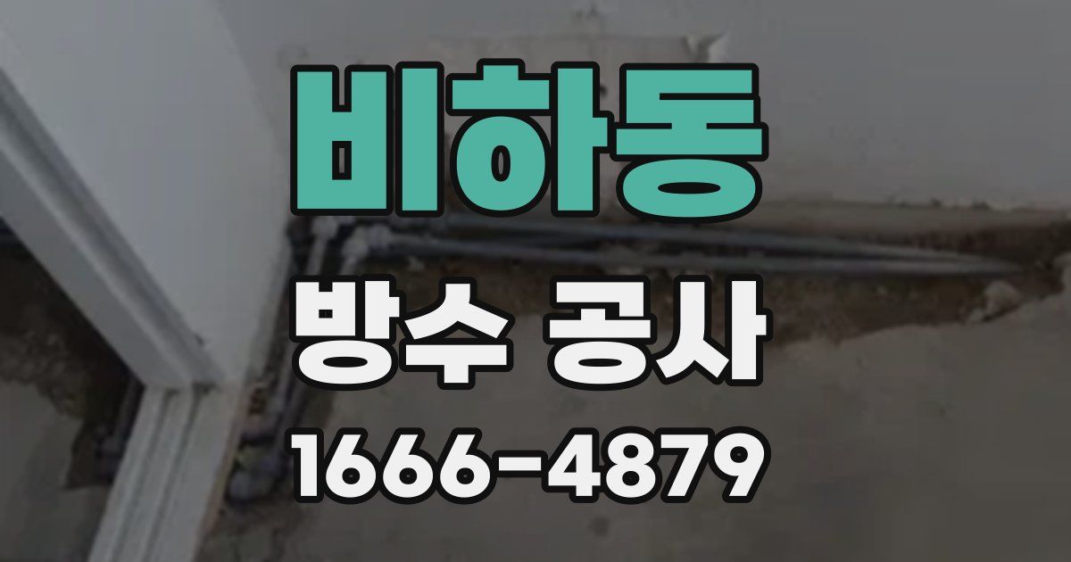 비하동 방수 공사