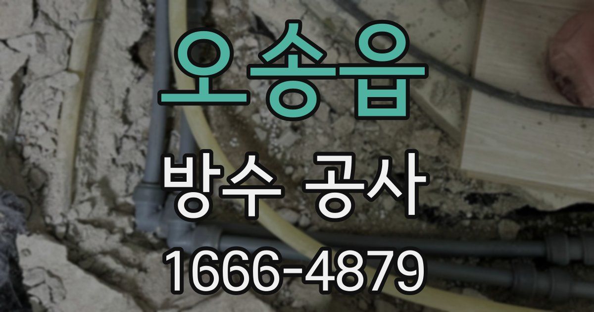 오송읍 방수 공사