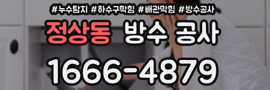 정상동 방수 공사