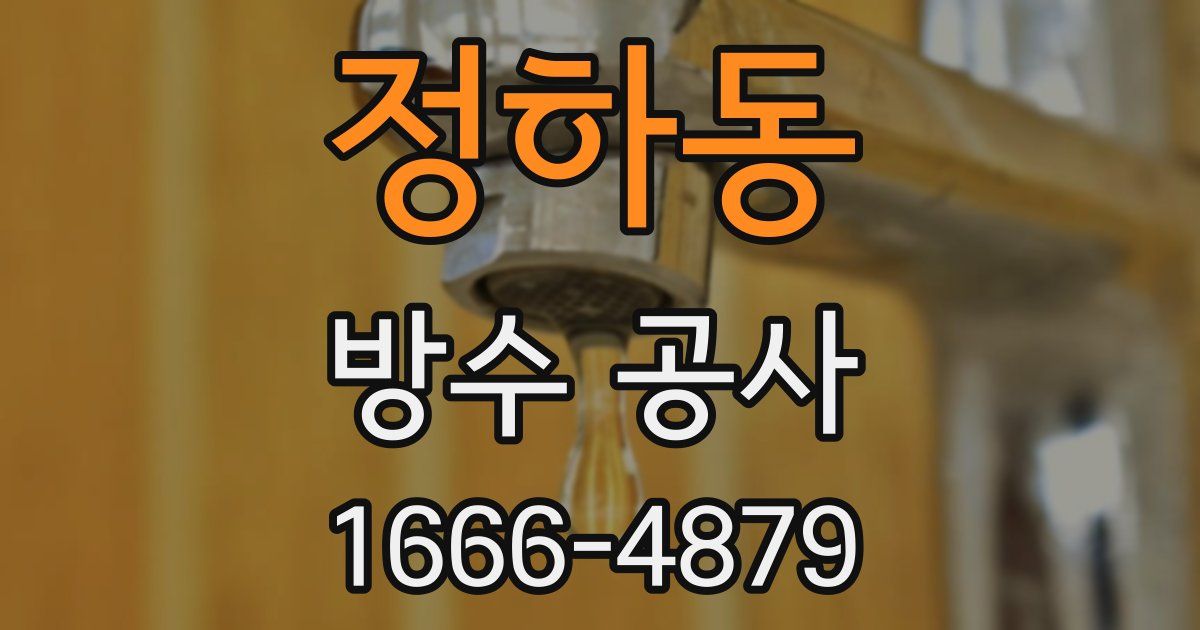 정하동 방수 공사