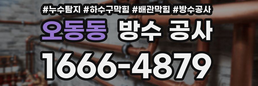 오동동 방수 공사