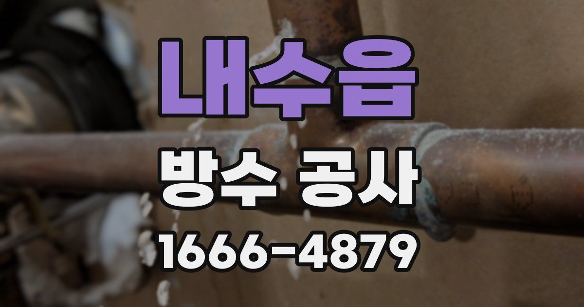 내수읍 방수 공사