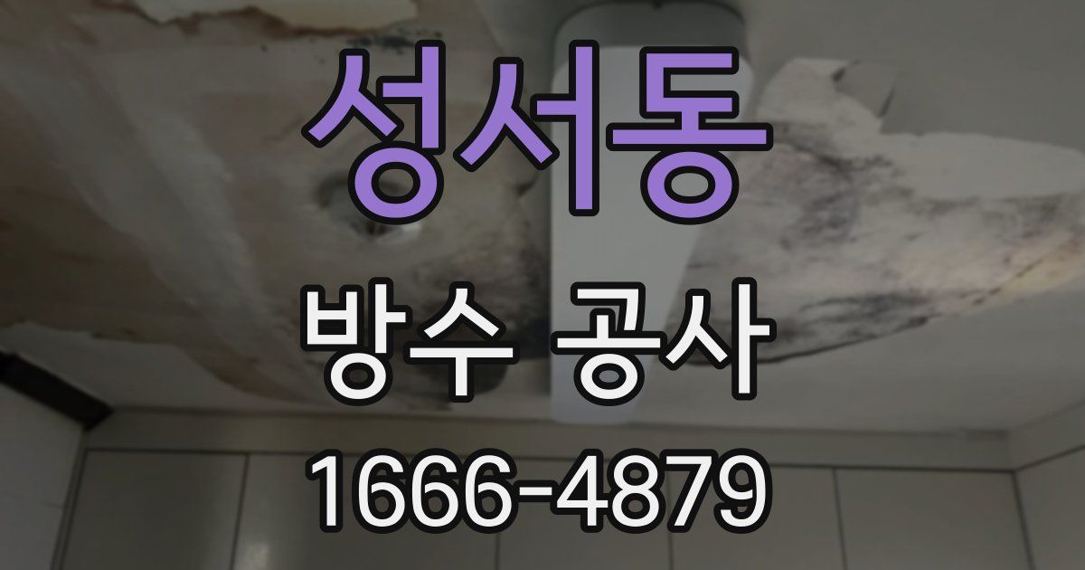 성서동 방수 공사