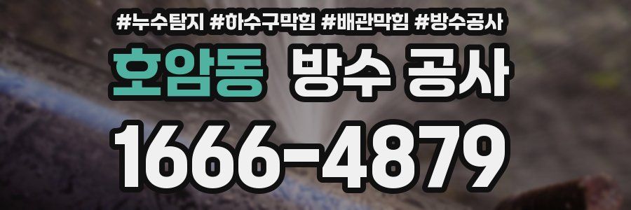 호암동 방수 공사