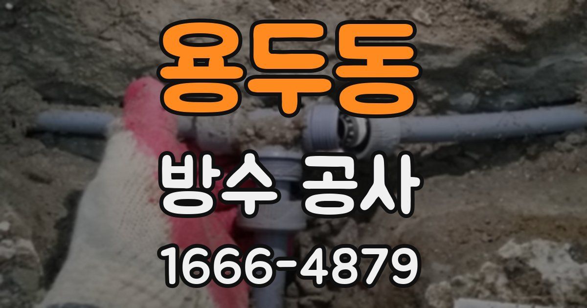 용두동 방수 공사