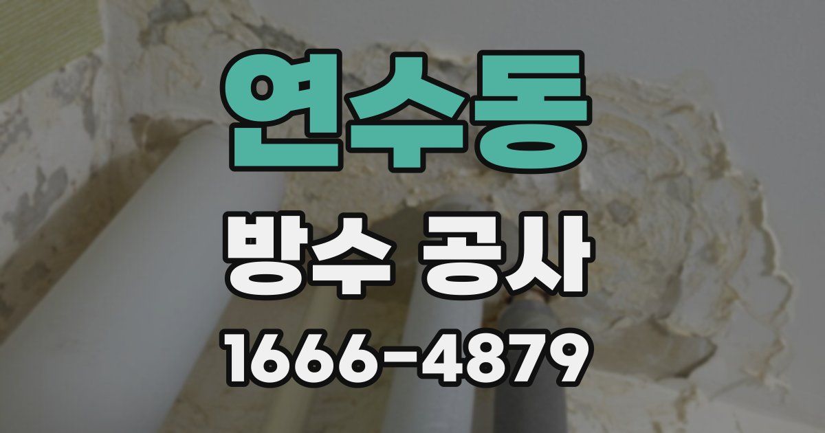연수동 방수 공사