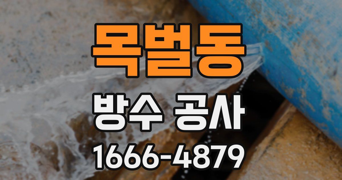 목벌동 방수 공사