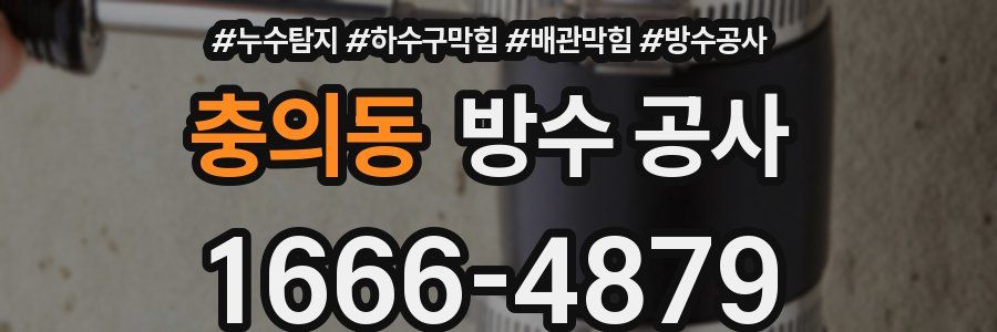 충의동 방수 공사