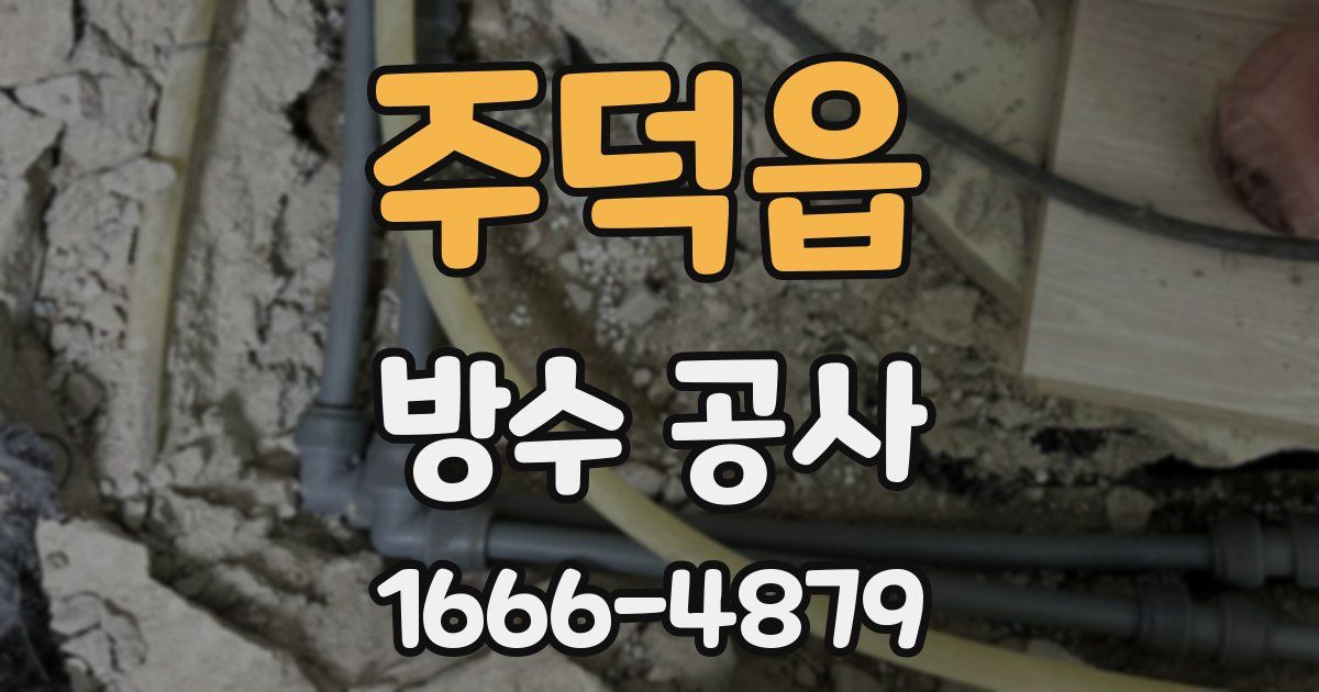 주덕읍 방수 공사