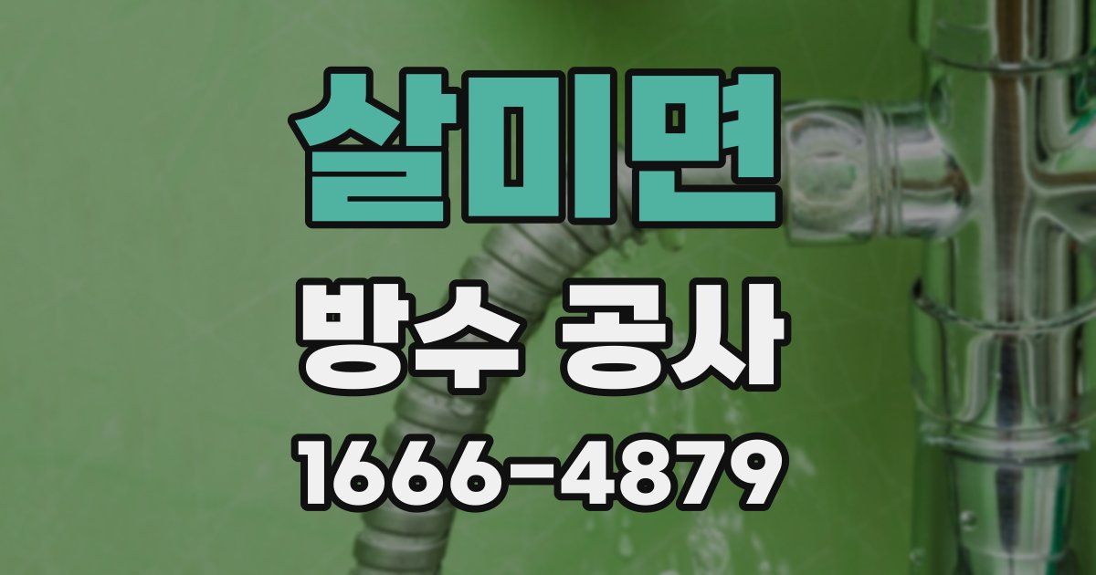 살미면 방수 공사