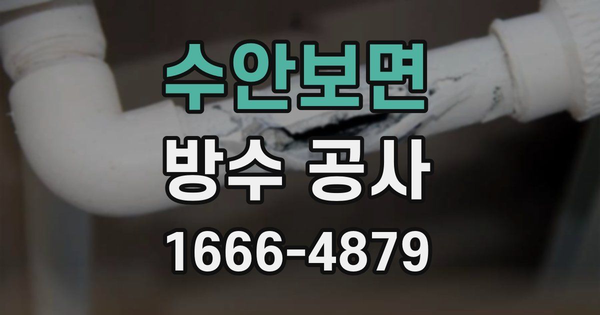 수안보면 방수 공사