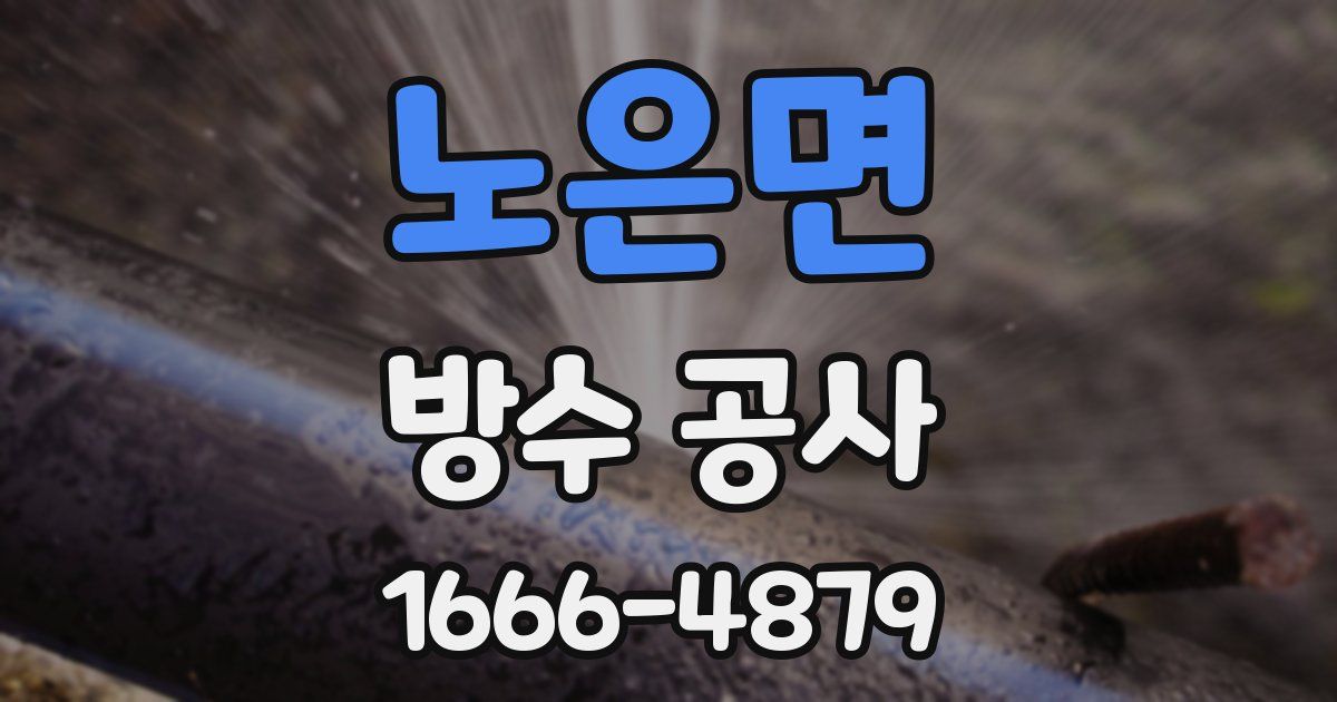 노은면 방수 공사