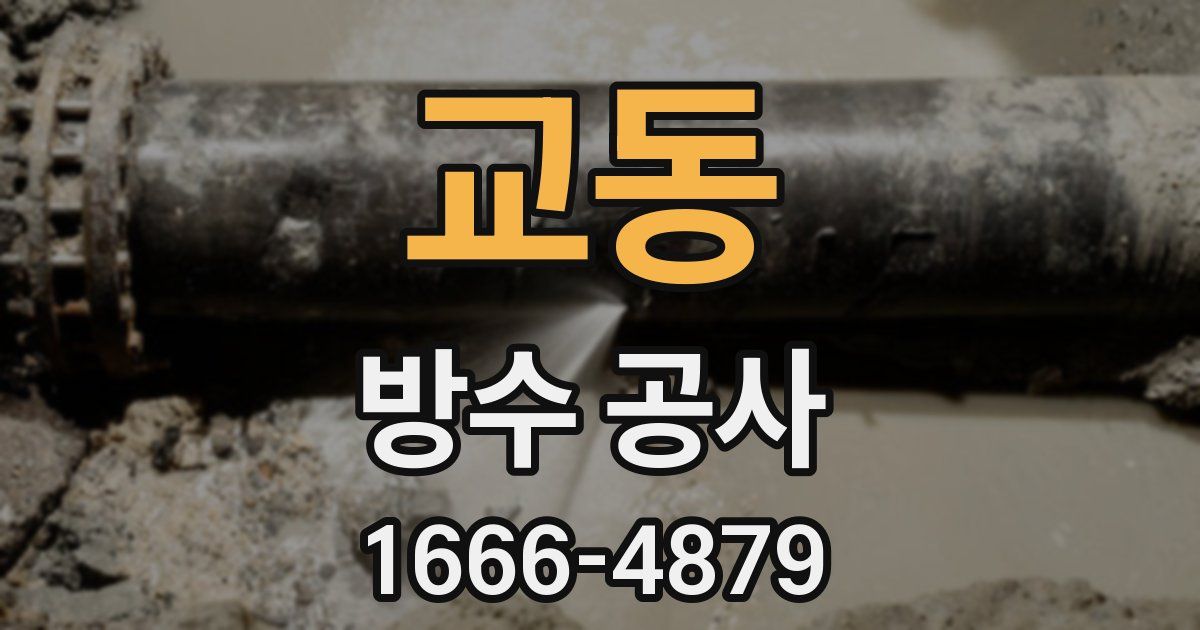 교동 방수 공사