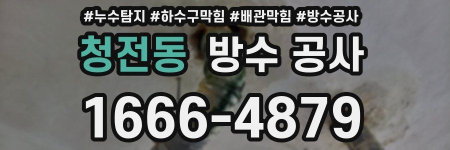 청전동 방수 공사