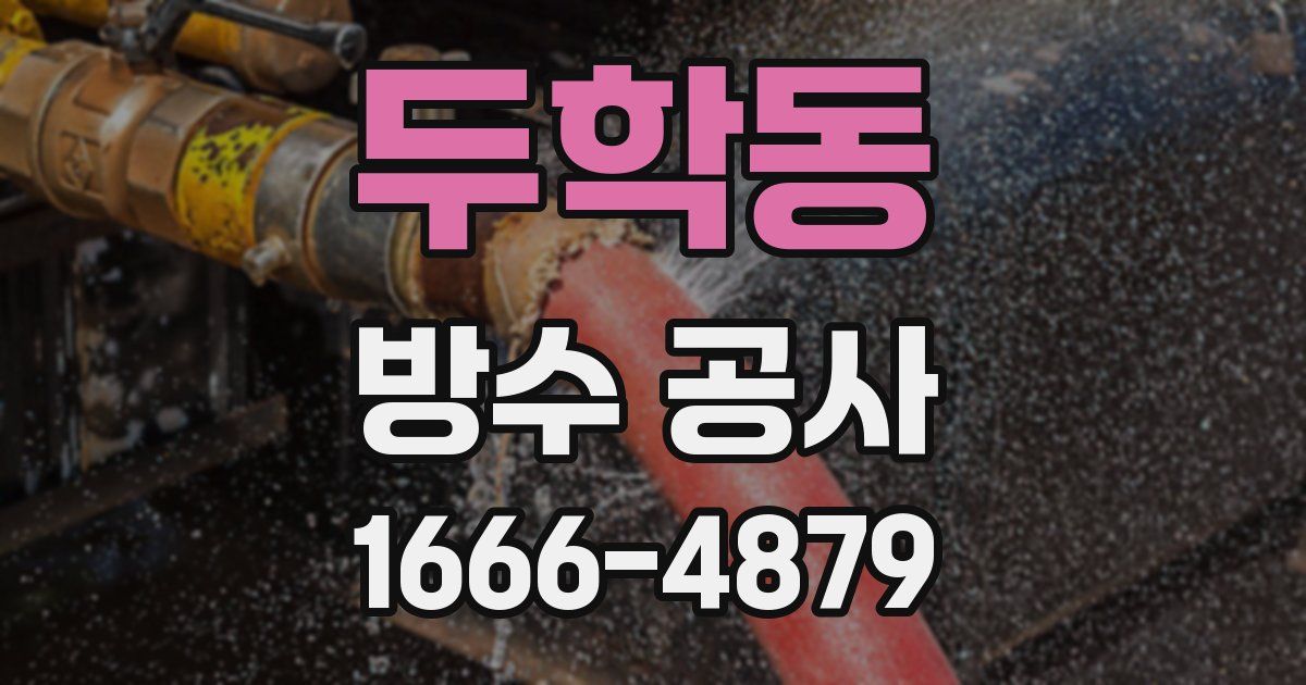 두학동 방수 공사