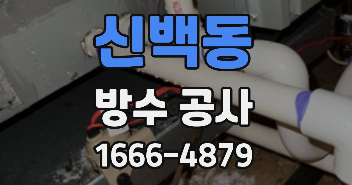 신백동 방수 공사