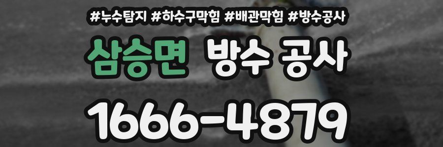 삼승면 방수 공사