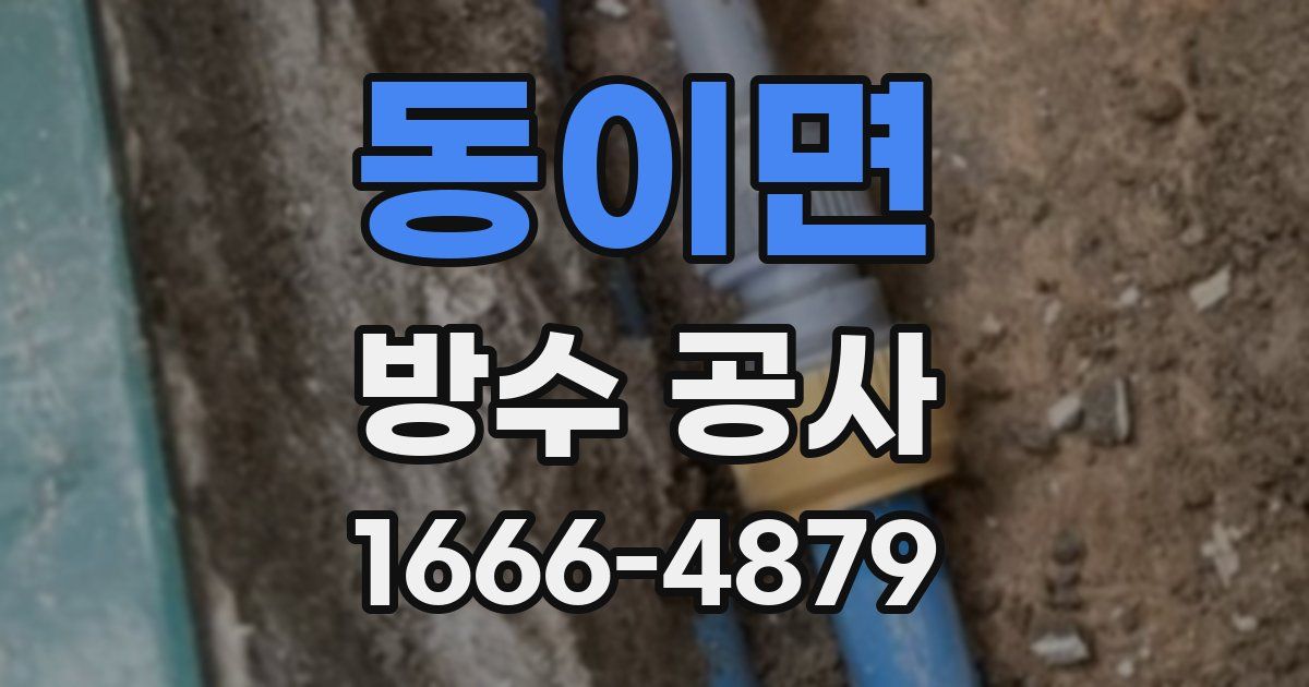 동이면 방수 공사