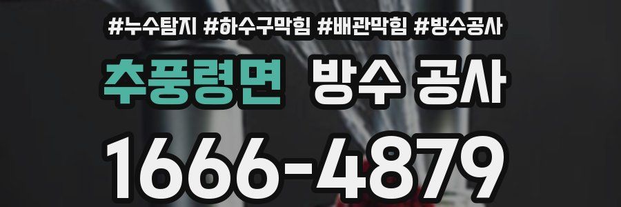 추풍령면 방수 공사